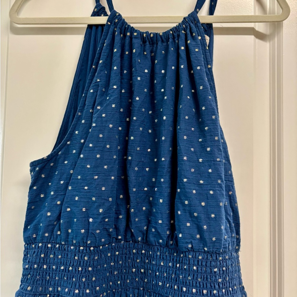 Boden navy maxi sundress 12R - Picture 2 of 5